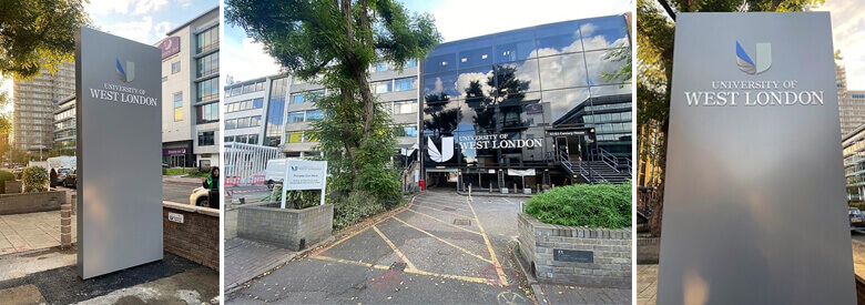 The University of West London relocated to a new campus opening at Uxbridge Road.